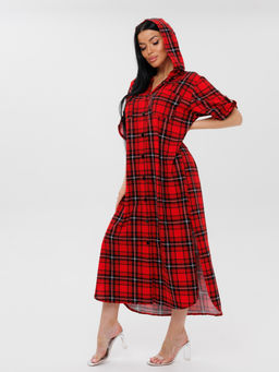 5116 ПЛАТЬЕ (Красная клетка) - А-дина фото 4