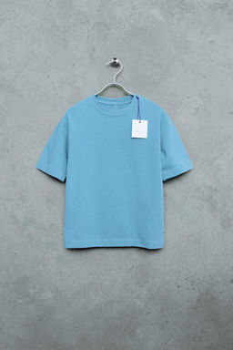 STORIESZ - CAMISETA HEAVY WEIGHT LISA / Azul claro