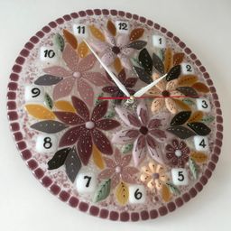 Настенные часы Сиреневые - Стрекоза фото 11