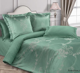 Постельное белье Анжелика Семейный (подарочная упаковка) + 4 наволочки - Ecotex фото 2