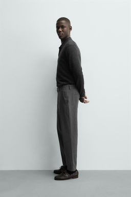 PANTAL?N CHINO ESTRUCTURA CONFORT / Gris / Natural - Zara фото 13