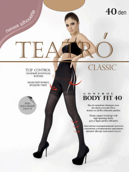 Колготки TEATRO BODY FIT 40 светло-бежевый  фото 2
