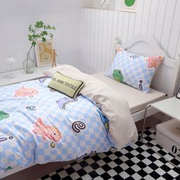 Комплект постельного белья на резинке Сатин Люкс KIDS 100% хлопок CDKR026 90*200*25/1.5 спальный/50-70 1 шт - Ситрейд фото 3