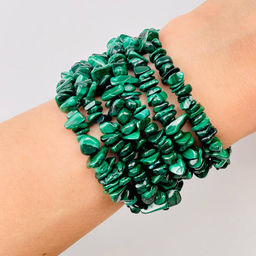 Бусины для украшений из Малахита крошка