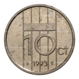 10 центов 1993 года Нидерланды