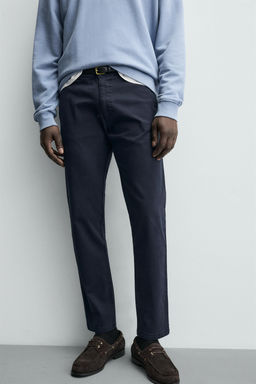 PANTAL?N CHINO SKINNY FIT / Marino - Zara фото 5