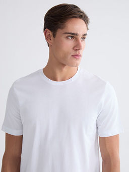 Bisiklet Yaka Penye Erkek Ti??rt