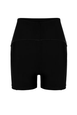 TRENDYOLMILLA Siyah Toparlay?c? Orme Spor Sort/K?sa Tayt TWOSS21SR0545  фото 23