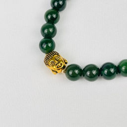 Браслет Будда из Нефрита 19 см