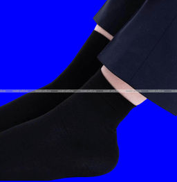 Цена за 10 пар. Легион носки мужские с лайкрой чёрные укороченные