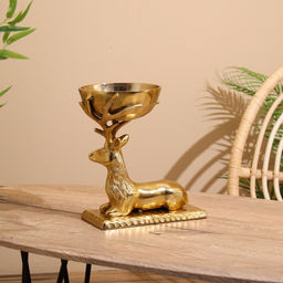 Подсвечник Олень, 24?14?24 см, алюминий