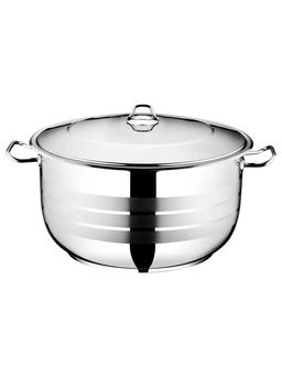 Набор посуды из нержавеющей стали из 6 (3/3) предметов, крышки металлические, арт.1500 - D.L.K. фото 2