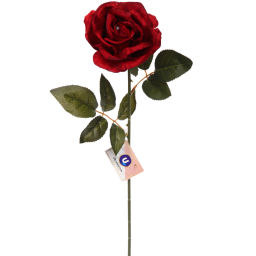 Цена за 2 шт. Искусственные цветы "FLOWERS MAGIC" 53см Роза красная