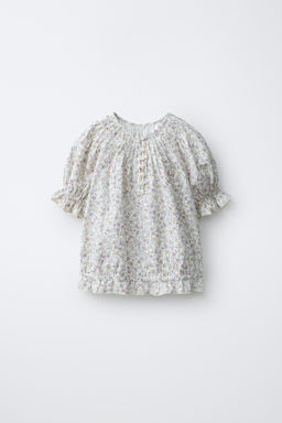 BLUSA JARETAS FLORES / Malva - Zara фото 2