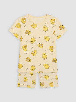 K?z ?ocuk ?ortlu Pijama Tak?m?