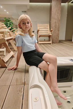 83908/1 футболка укороченная детская