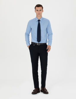 Mavi Slim Fit Uzun Kollu Basic G_mlek