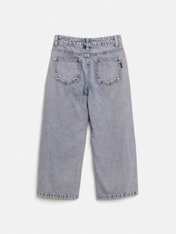 ACOOLA / Брюки джинсовые детские для девочек Como сине-розовый  фото 2