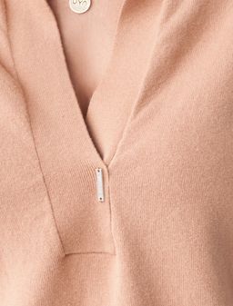 VILATTE / Джемпер-поло over-size тонкой вязки из хлопка  фото 3