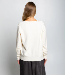 Джемпер #КТ8208, кремовый - Dommod фото 3