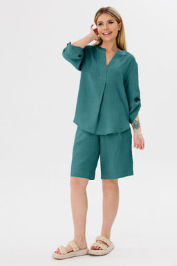 Шорты AmberA 1051-1 морская волна  фото 3