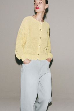 CHAQUETA R?STICA PUNTO / Amarillo
