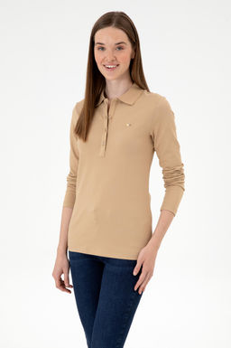 Kad_n Kum Basic Polo Yaka Sweatsh_rt