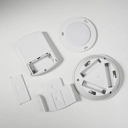 Ночник с ПДУ 16043/1 LED от батареек 3ААА белый 9×9×2 см RISALUX