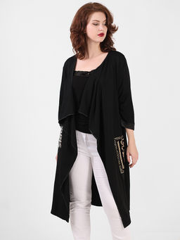 Кардиган ниже колена женский - Almond фото 4