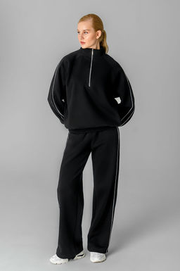 Арт. 2914 Костюм с начесом женский 44-52 (5 шт) Цвет:черный