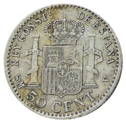 50 сентимо 1904 года Испания