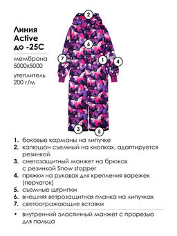 PlayToday / Комбинезон зимний для девочки  фото 6
