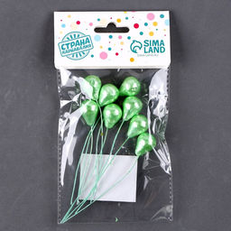 Набор для украшения торта Шарики, 8 шт. - Страна карнавалия фото 3