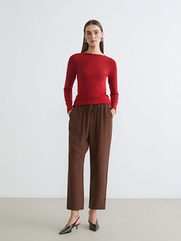 Kay?k Yaka Fitilli Kad?n Body