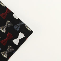 Цена за 10 шт. Бумага упаковочная глянцевая двухсторонняя Мужские бабочки, 70?100 см