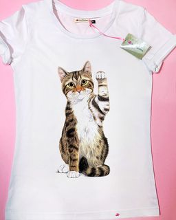 Эксклюзивная футболка Yana Pletneva упаковка плотный Zip пакет!