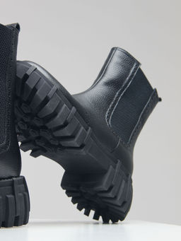 Челси 360.P.466bl.Черный макс/Шерсть