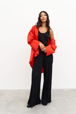 Топ Annete из трикотажа черный