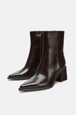 WIDE-HEEL ANKLE BOOTS - Zara фото 3