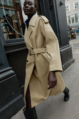 TRENCH COAT WITH BELT - Zara фото 2