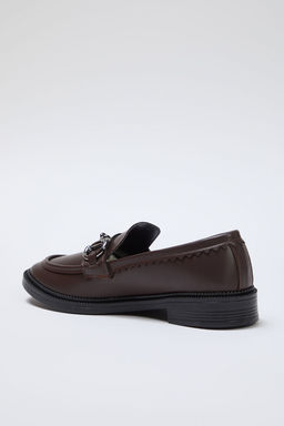 Trendyol Shoes Siyah Toka Detayl? Duz Kad?n Loafer Ayakkab? TAKSS25LA00002 - Trendyolmilla фото 7
