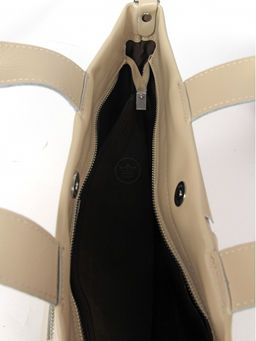 Сумка женская натуральная кожа RM-SH-8203, 1отд+карм/перег, плечевой ремень, бежевый SALE 261760 - Adelia фото 3