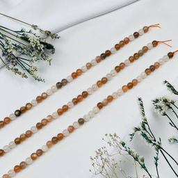 Бусины для украшений из Лунного камня (60 бусин)