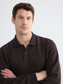 Polo Yaka Erkek Sweatshirt