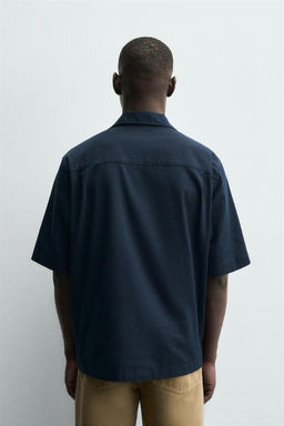 COTTON/LINEN POLO SHIRT