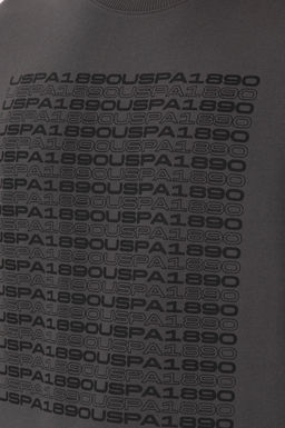 Мужской свитшот антрацитового цвета Неожиданная скидка в корзине - U.s. polo assn фото 7