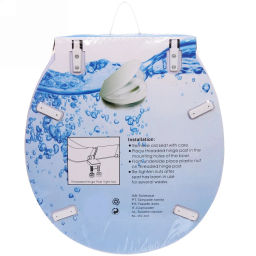 Сиденье для унитаза 36х42 "Орхидея"