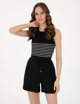 Siyah Regular Fit Ti__rt