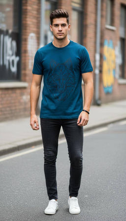 KM1882 Футболка (хлопок) ТМ_БИРЮЗОВЫЙ