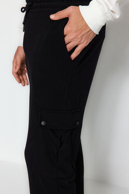 TRENDYOL MAN Siyah Oversize/Genis Kesim Kargo Cepli Jogger Esofman Alt? TMNAW24EA00016 - Trendyolmilla фото 4